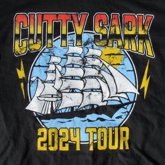 New! Cutty Sark 2024 Tour Rock Band Concert T-Shirt Double-Sided - Picture 2 of 4